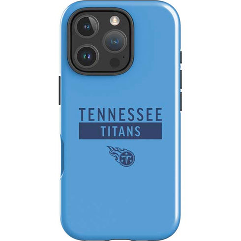 NFL Tennessee Titans Blue Performance Series iPhone 16 Pro Impact Case